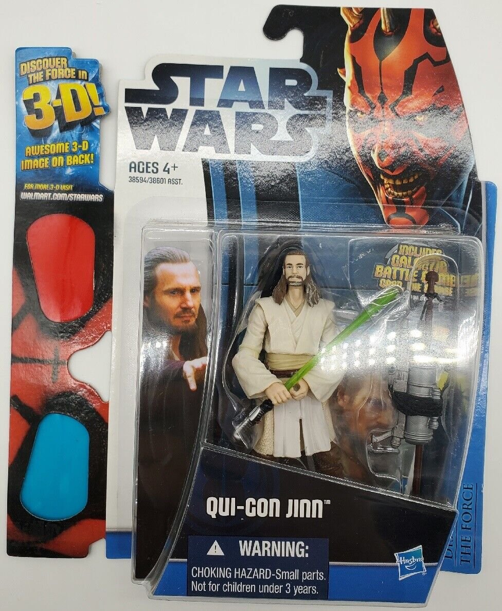 Hasbro Star Wars: Episode 1 Qui-Gon Jinn Jedi Duel Action Figure New Sealed