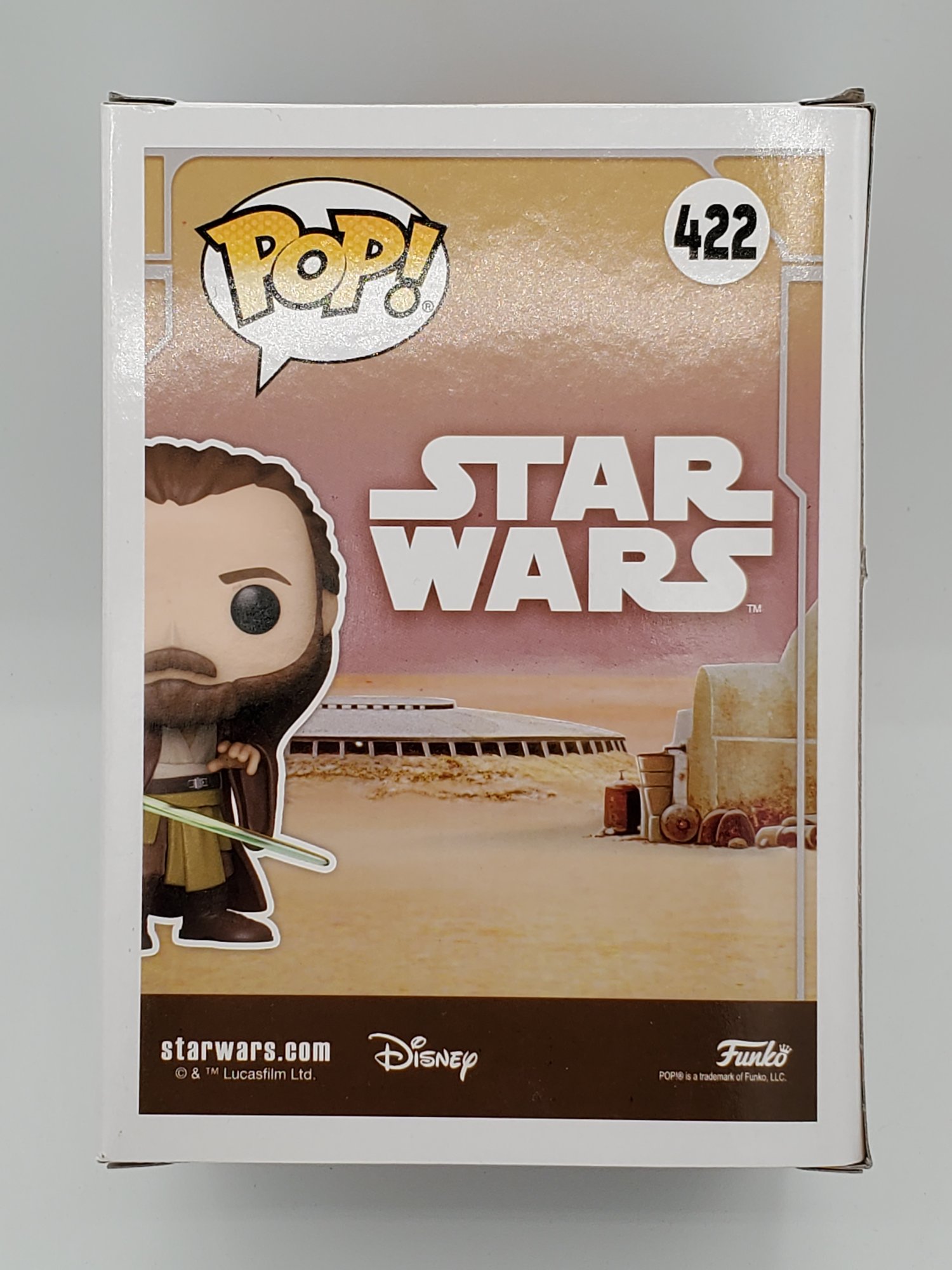 Star Wars Qui-Gon Jinn Tatooine Exclusive 422 Funko Pop 2021 4 Inch Vinyl  Figure — Jett's Toy Hutt ®