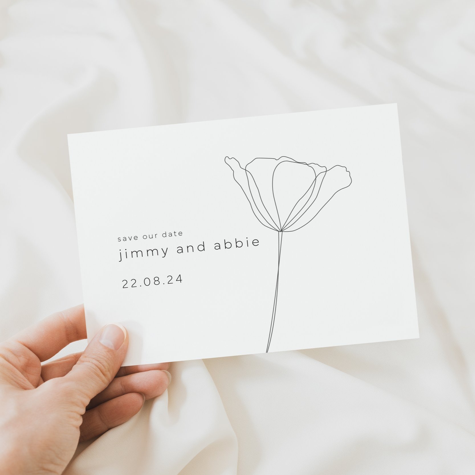 Swan Save The Date