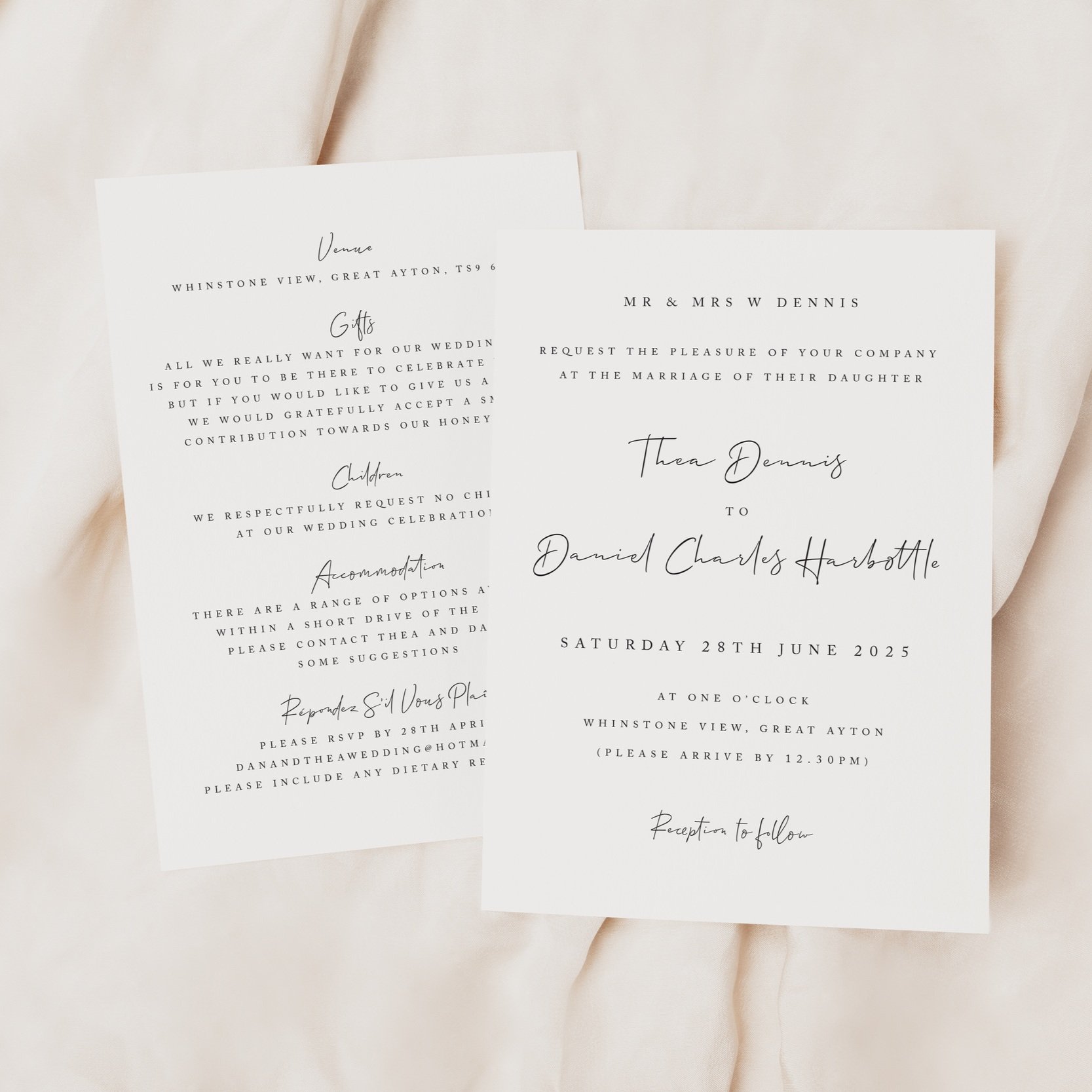 Jasmine Invitation