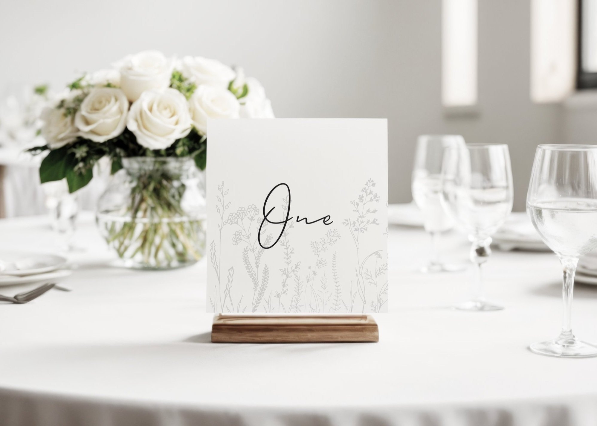 Lily Table Number