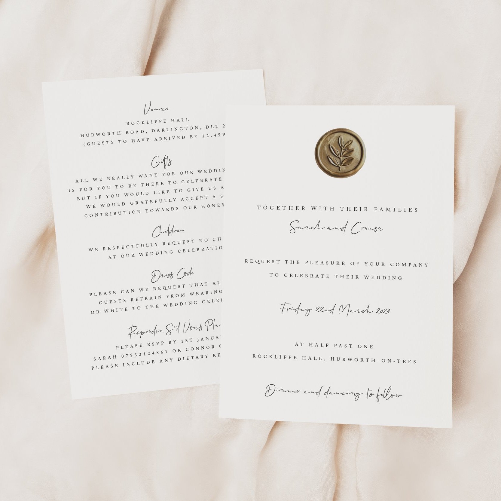 Cotton Invitation