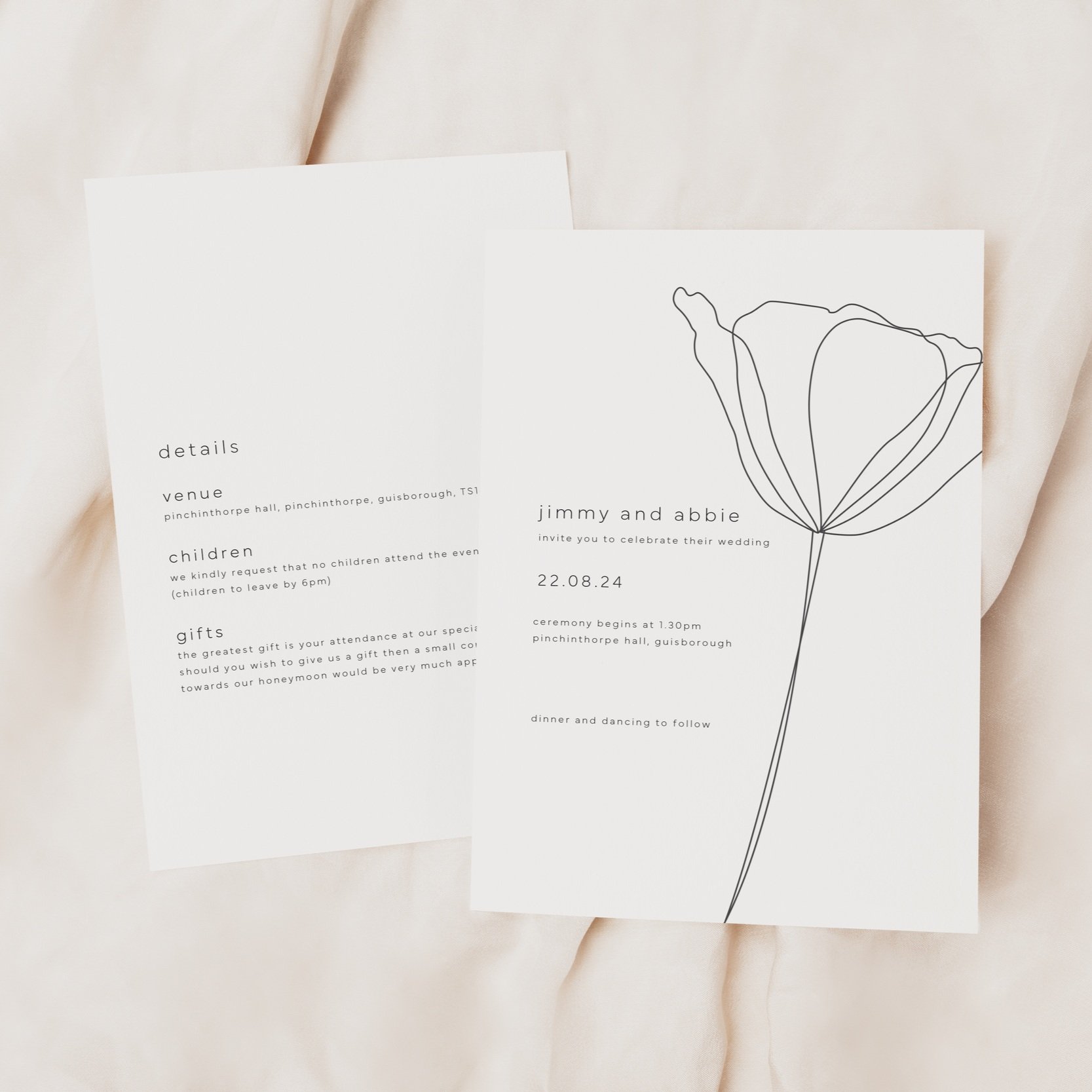 Swan Invitation