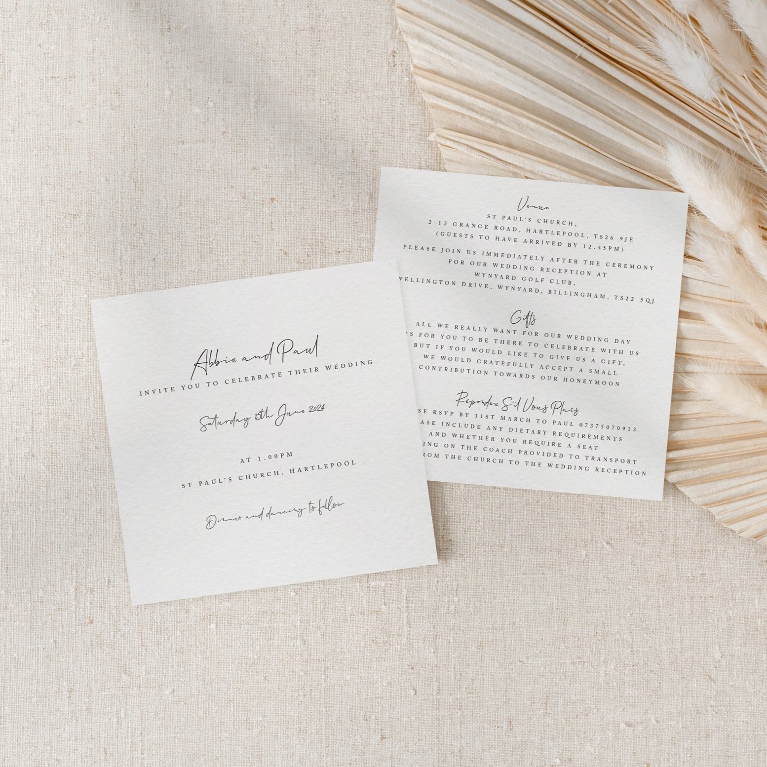 Alba Invitation