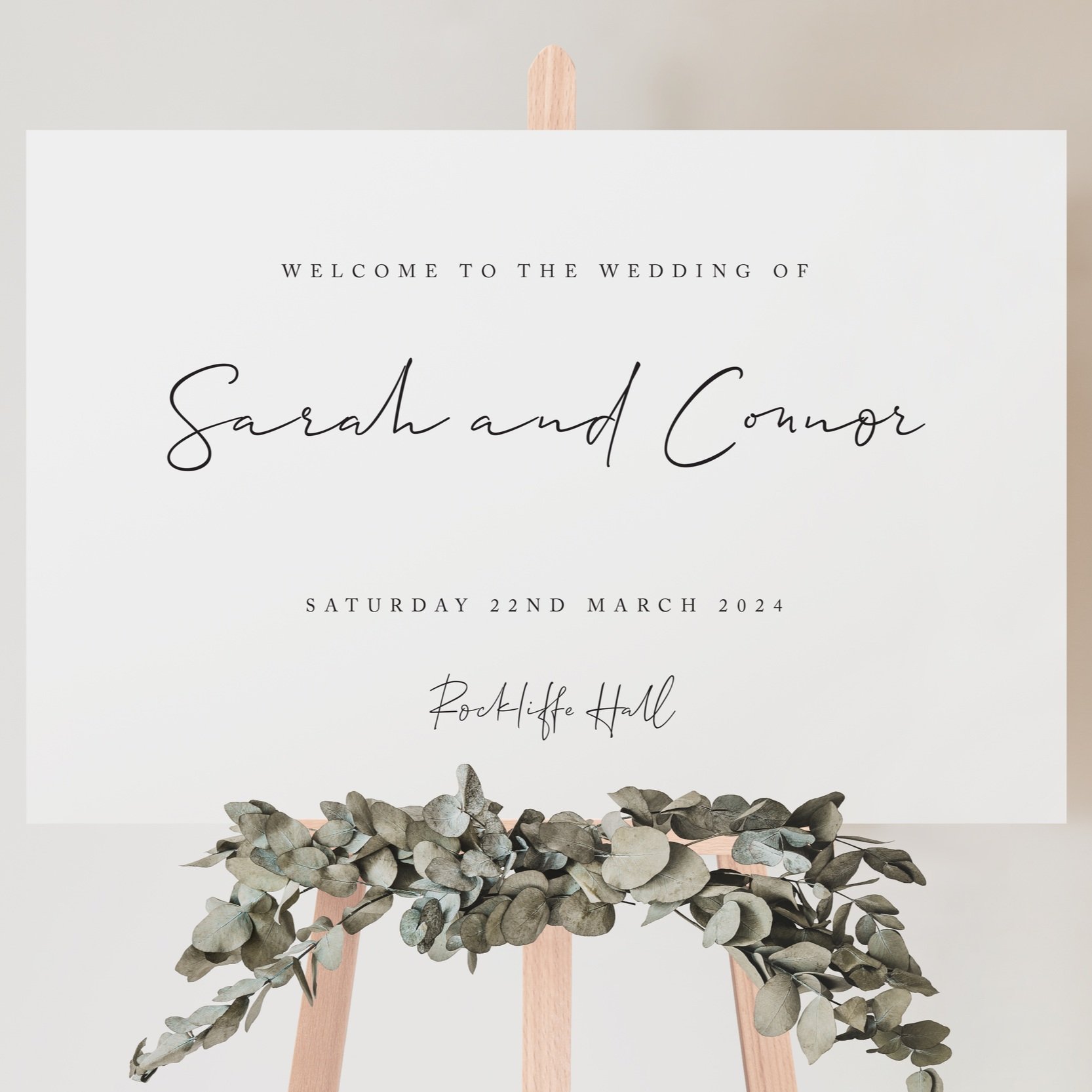 Cotton Welcome Sign