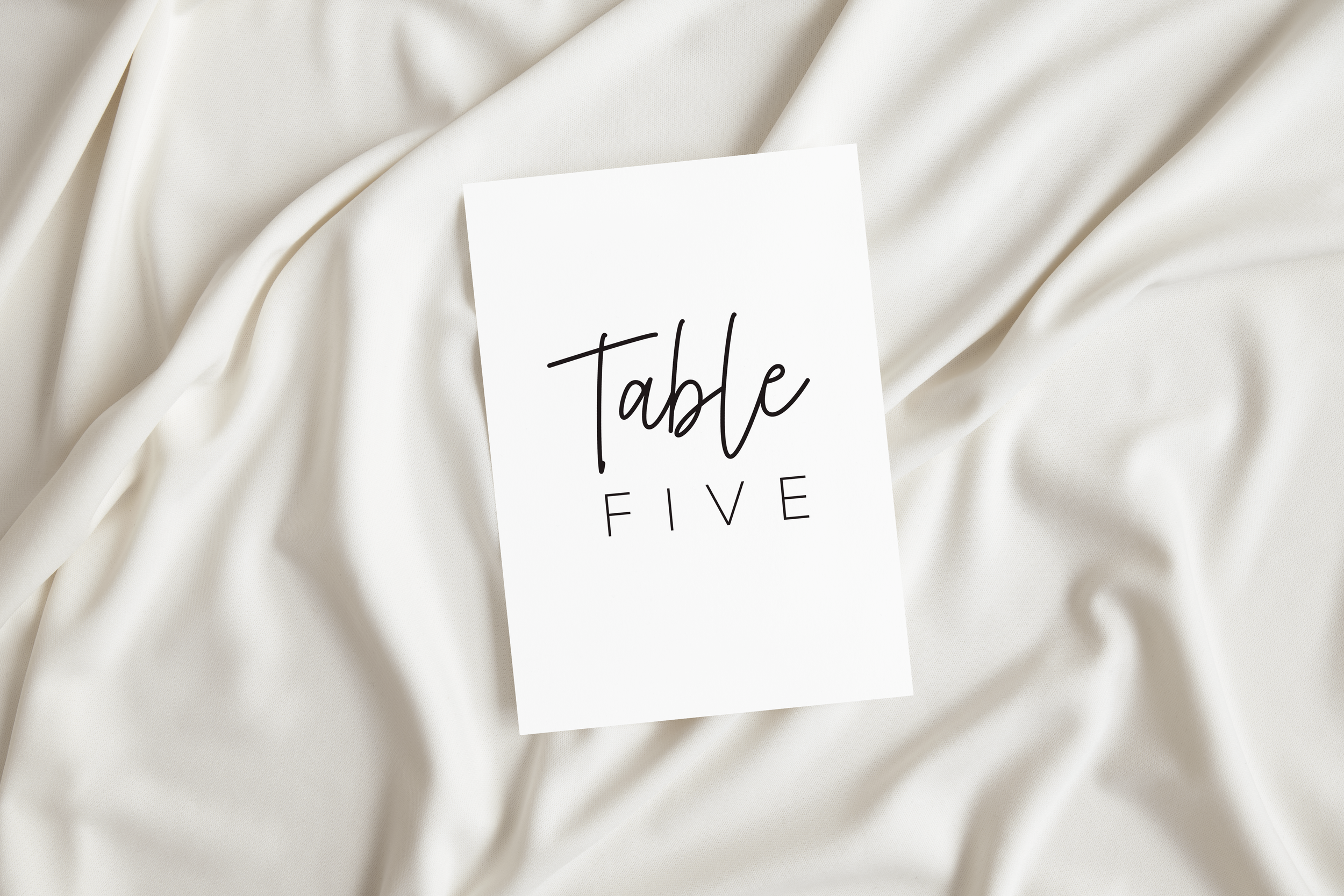 Pearl Table Number