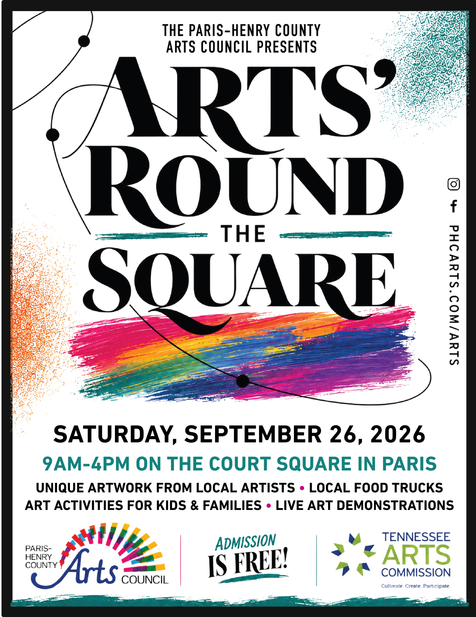 Vendor Applications Now Open for ARTS 'Round the Square 2026