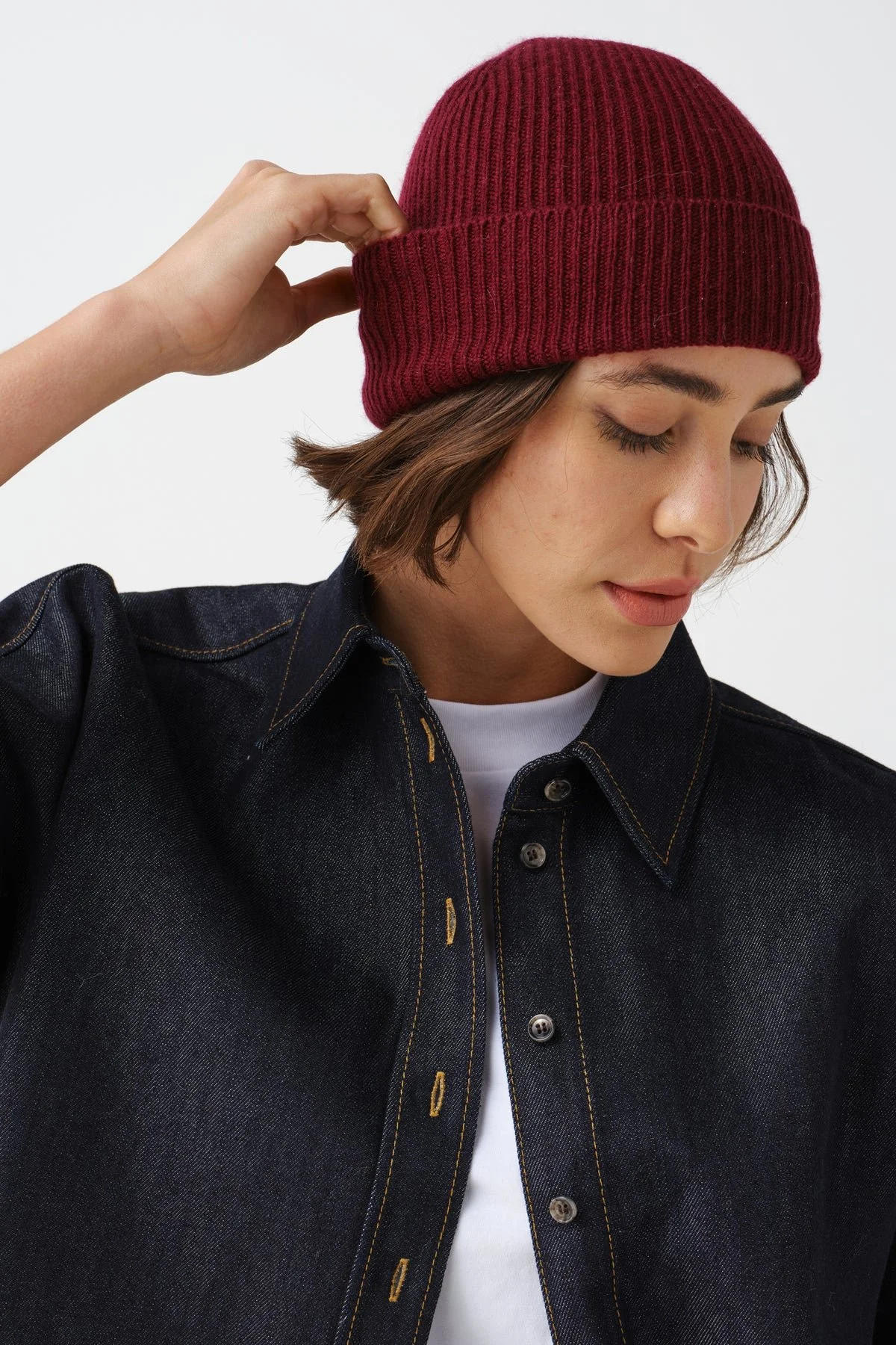 Helen Moore Cashmere Hat Beanie