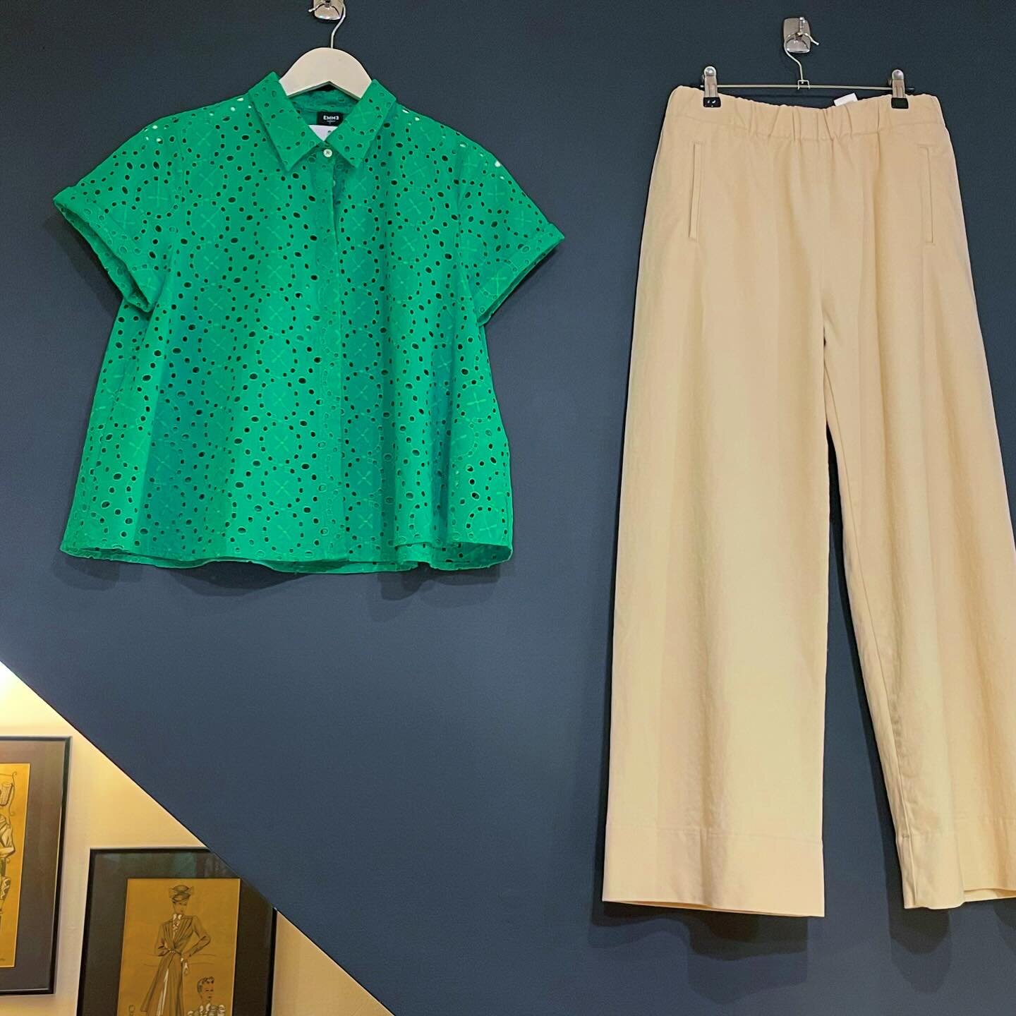 Happy Sunday!
We like to move on and not repeat ourselves too often, however, occasionally some things are just too good not to bring back.
These two little beauties are a case in point. The gorgeous broderie anglais shirt was a firm favourite a few 