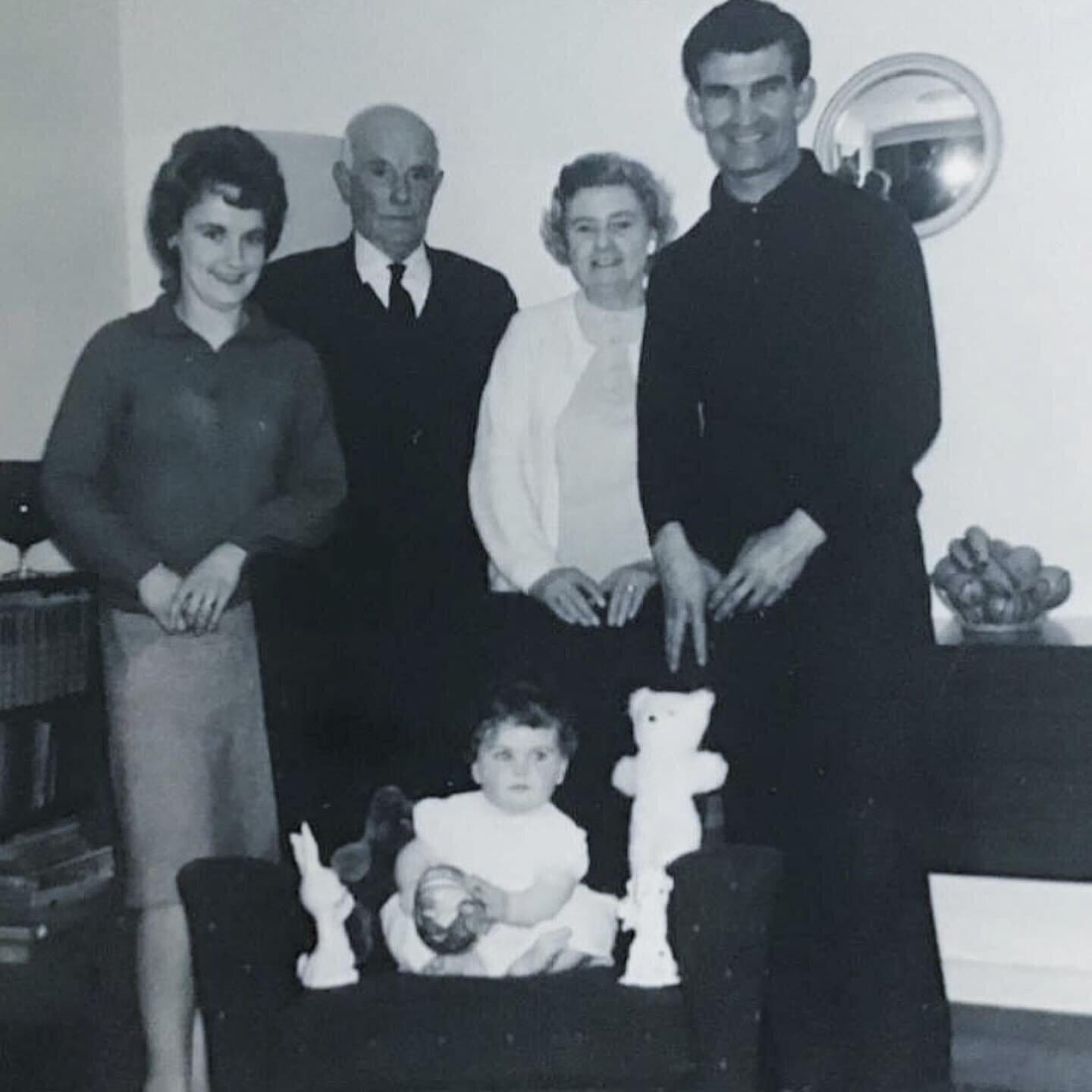 Happy Easter lovely people!
Here I am many moons ago - rather over eggcited to find a plastic rattle in a cardboard egg. Not sure I&rsquo;d have the same reaction now after discovering no chocolate on Easter morning. What a swizz. 
My lovely Mum came