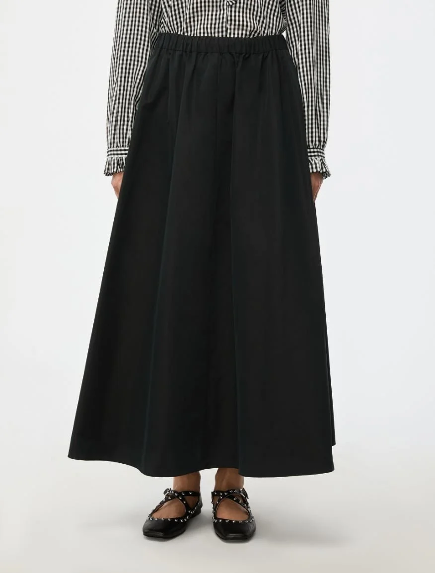 IBlues Black Flared Skirt Zaino