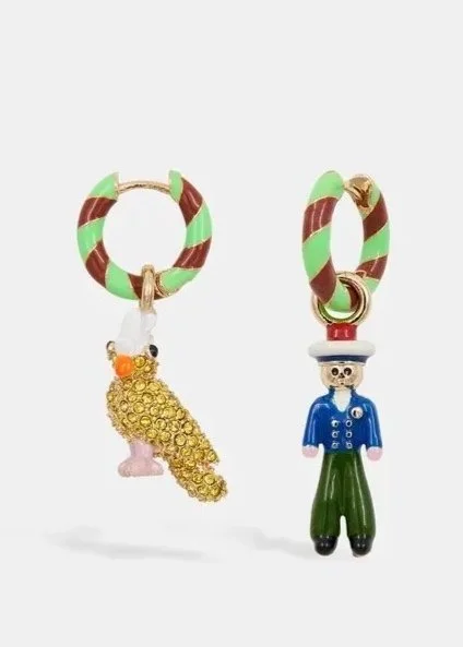 Essentiel Antwerp Sailor Parrot Earrings Jhally