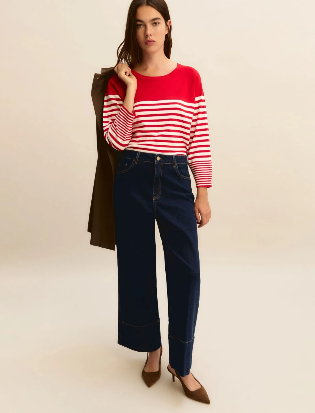 Emme Cropped Wide Jeans Cropped