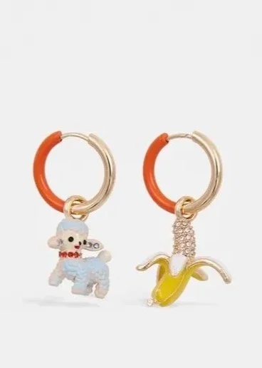 Essentiel Antwerp Lamb-Banana Earrings Kana