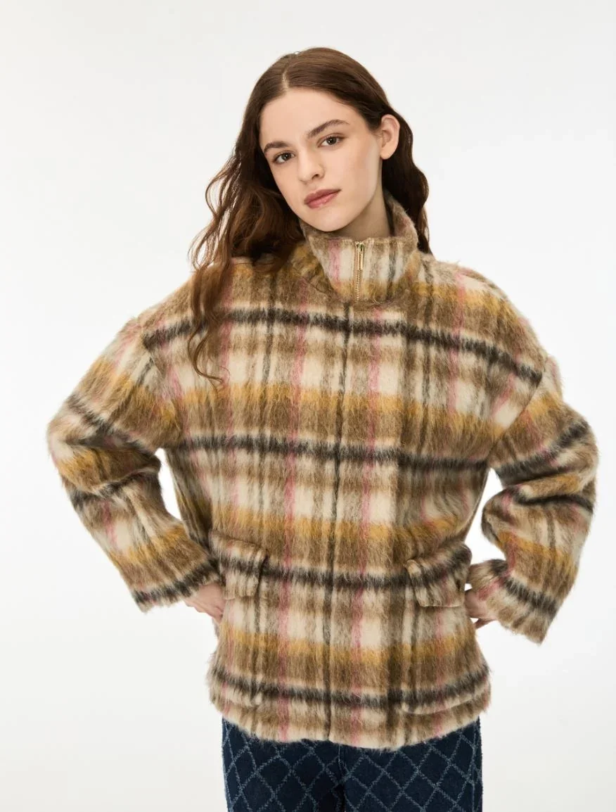 iBlues Checked Jacket Tallone