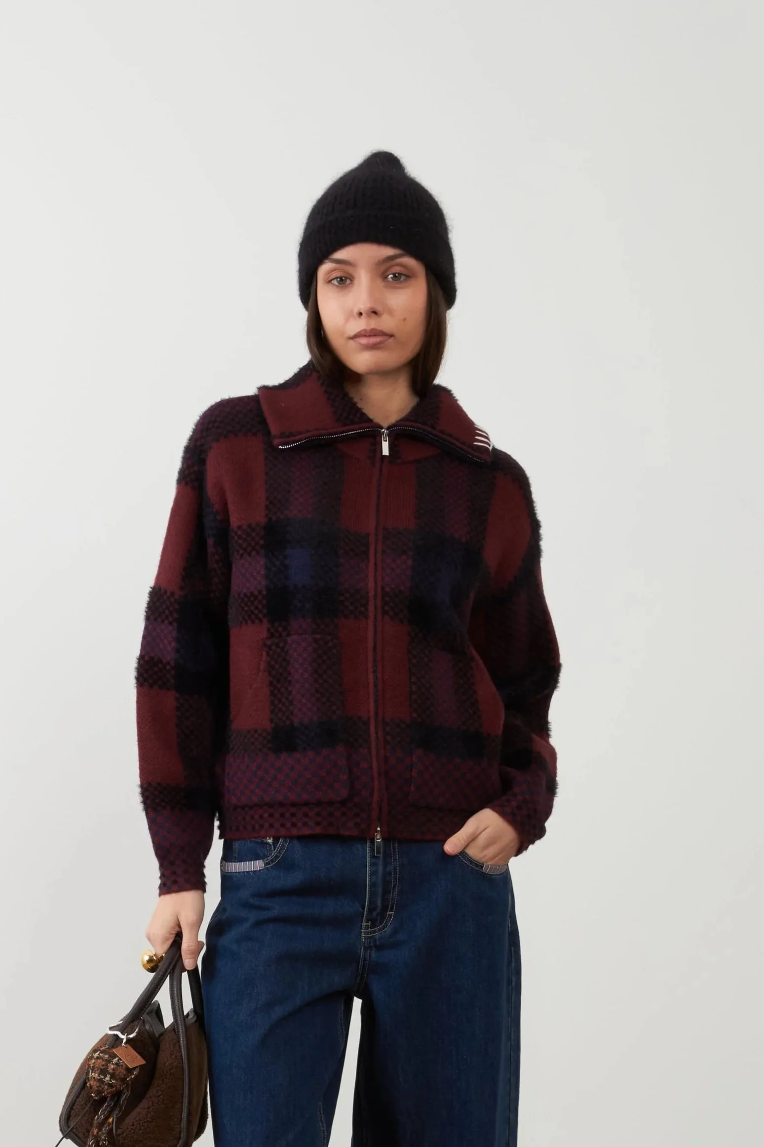 Orfeo Check jacket Palomee