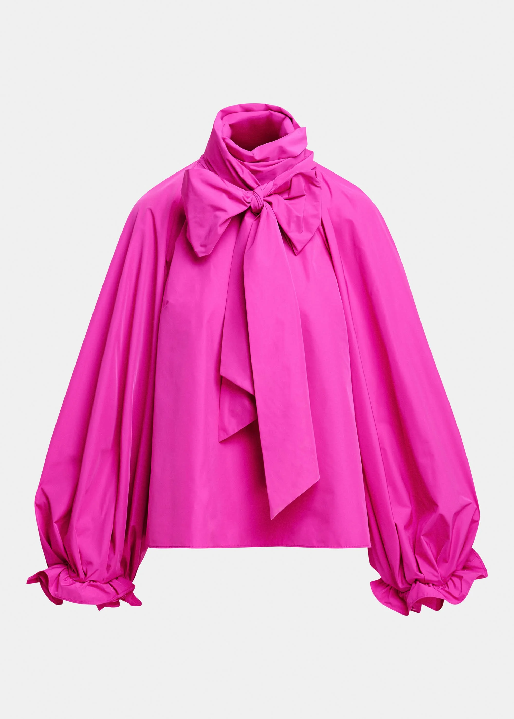 Essentiel Antwerp Magenta Bow Shirt Keily