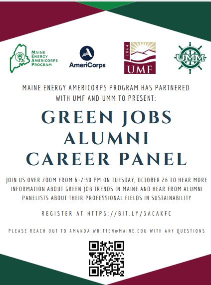 Green Jobs Career Panel: Maine Energy Americorps Program