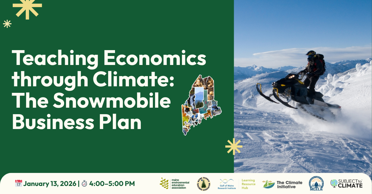 Teaching Economics through Climate – The Snowmobile Business Plan