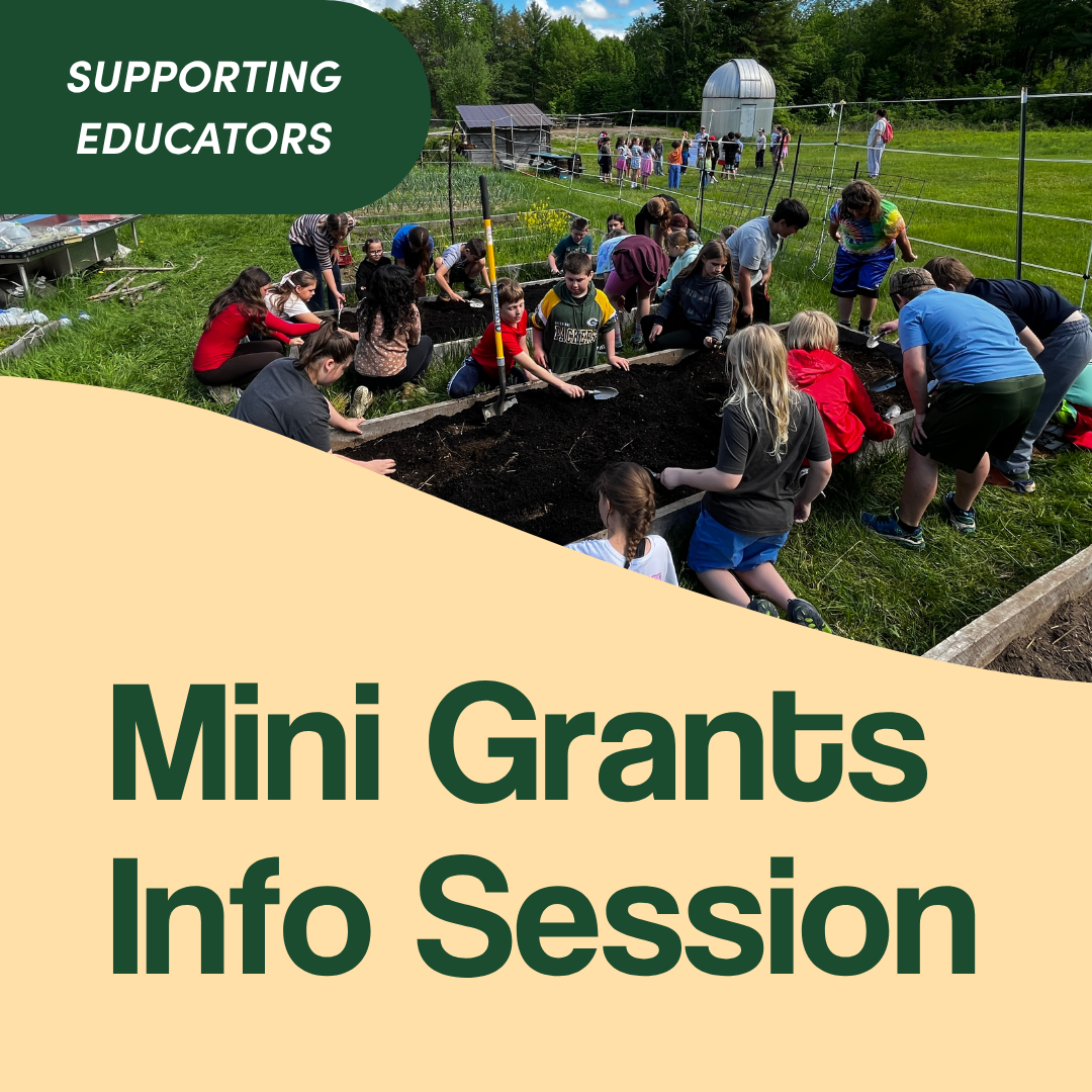 Info Session: Mini Grants for Outdoor Learning