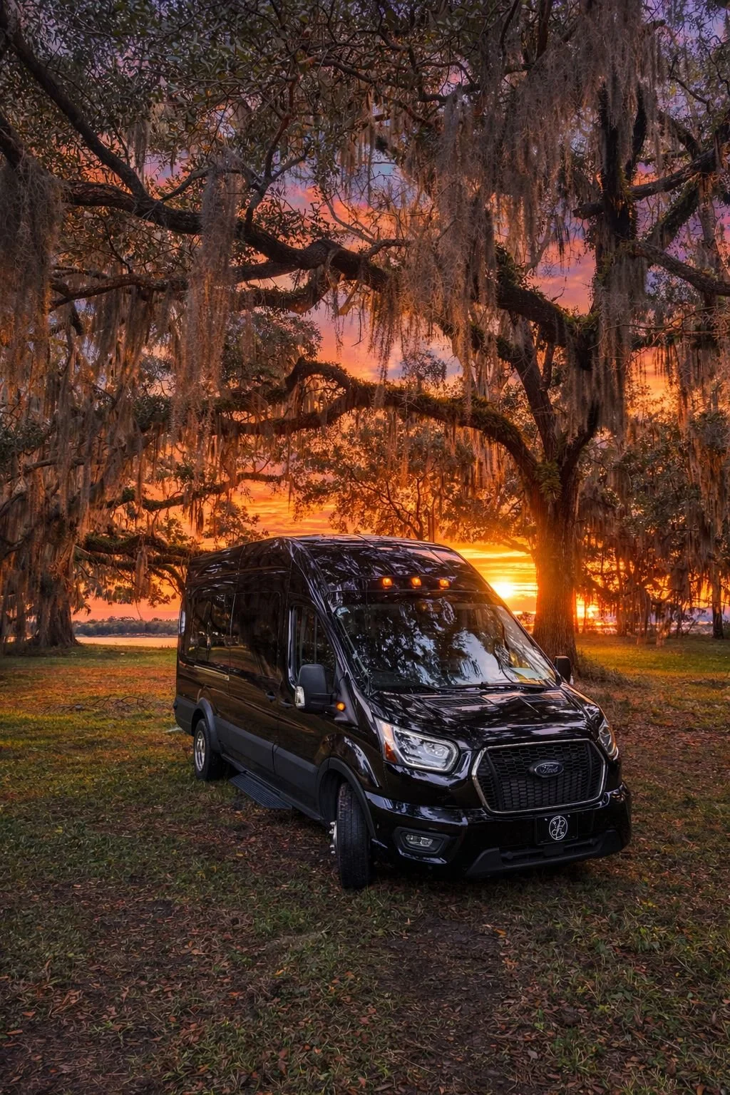 Luxury group airport transportation van serving Savannah Hilton Head and Bluffton