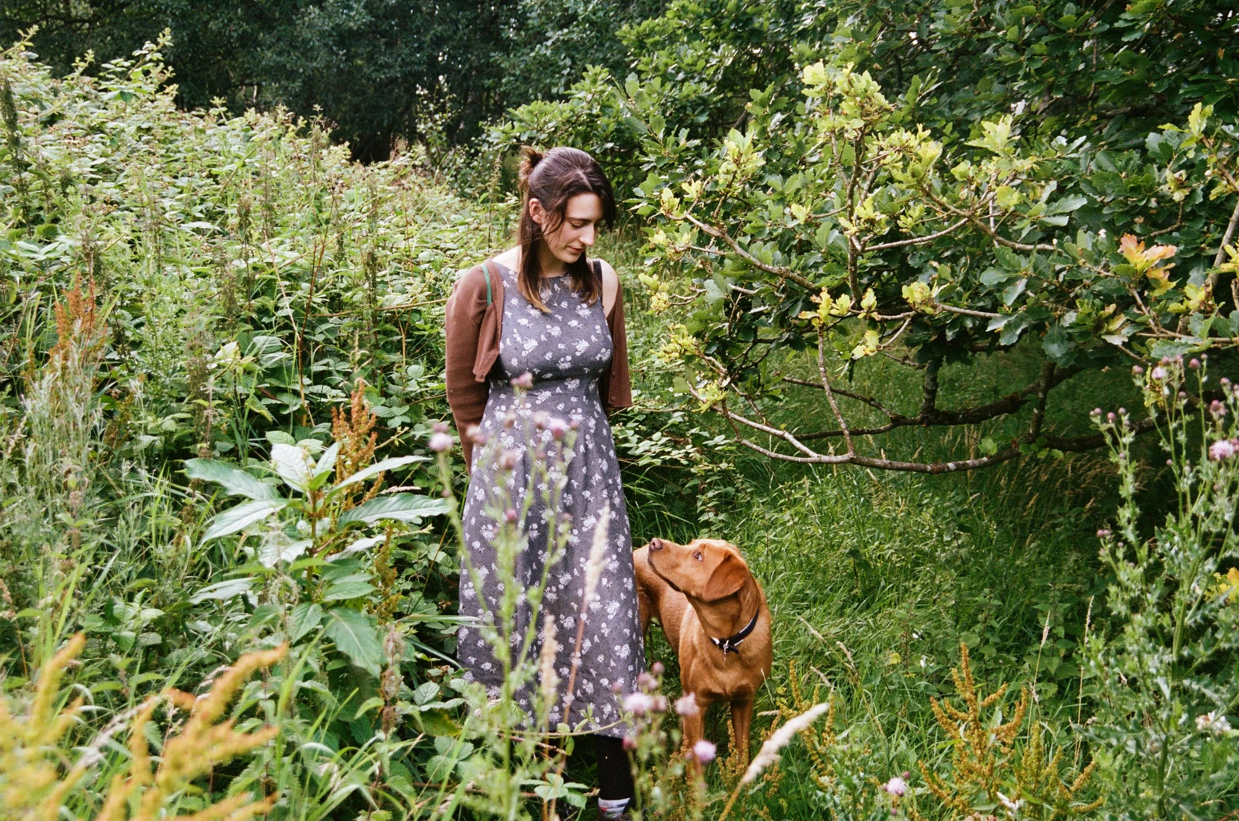 Life shrinks or expands in proportion to one's courage: analog photo session with Alice &amp; Mars