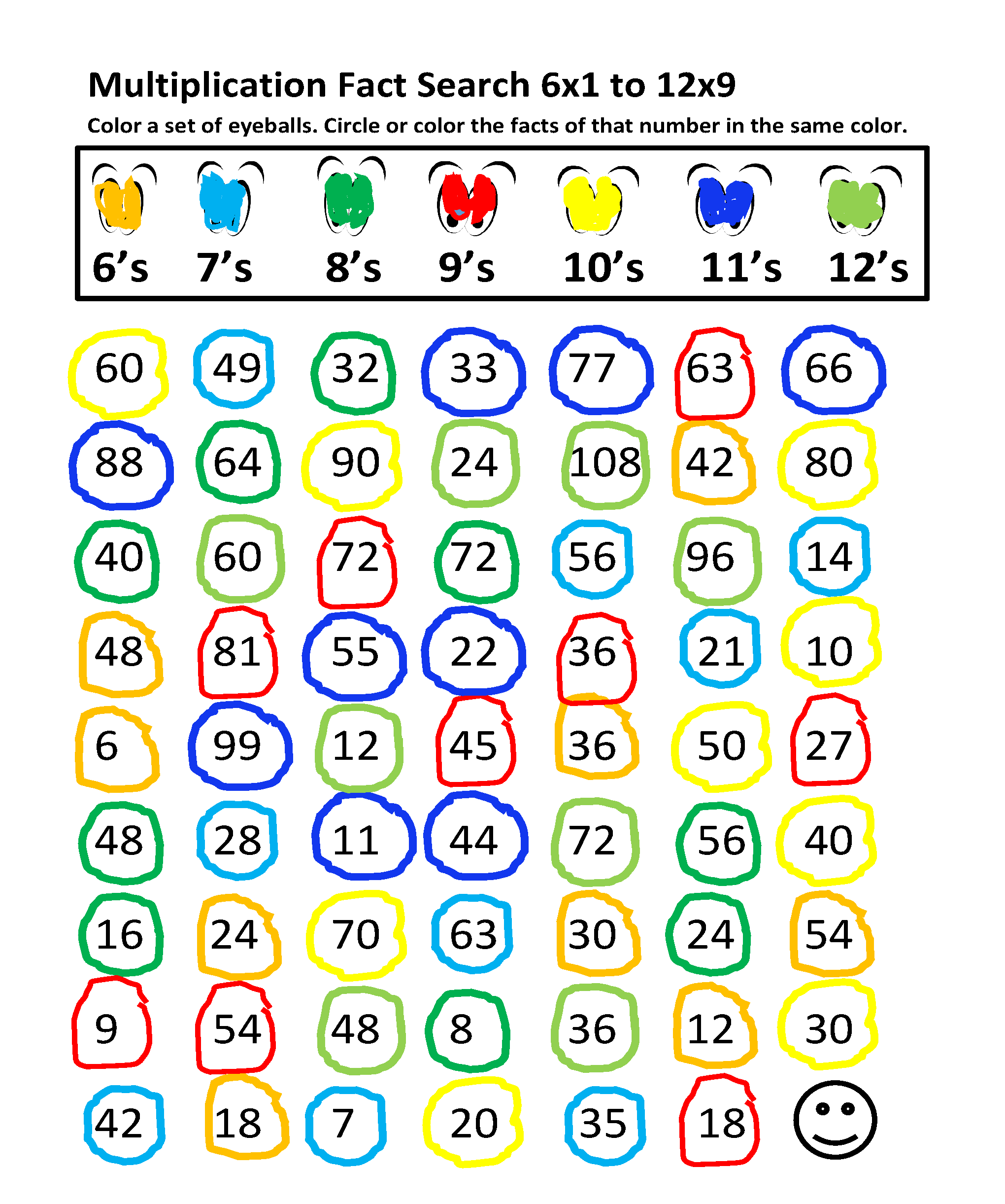 Multiplication Fact Search to 12x9 or 12x12_Page_1.png