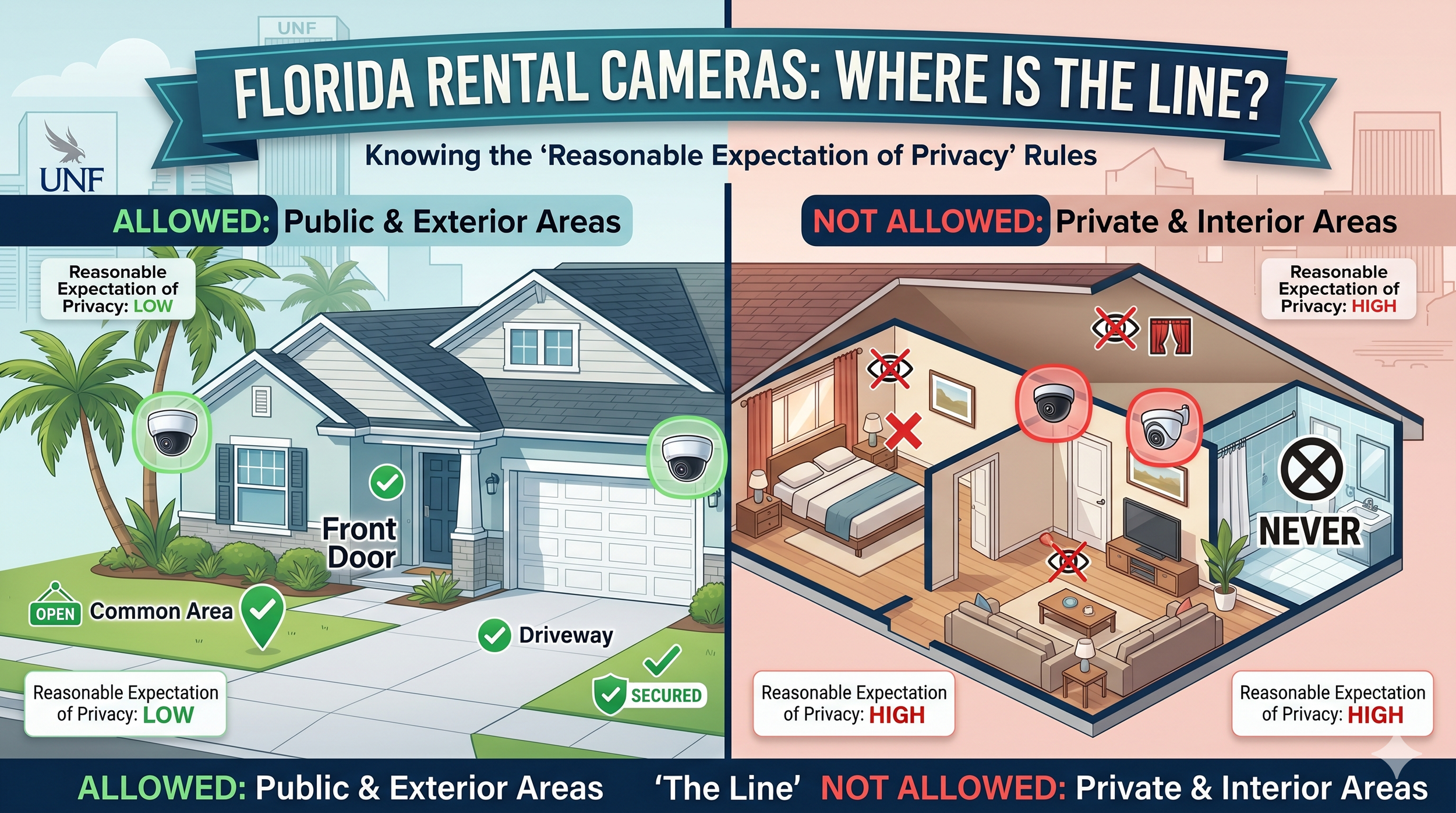 Can Landlords Have Cameras in Rental Property Florida?