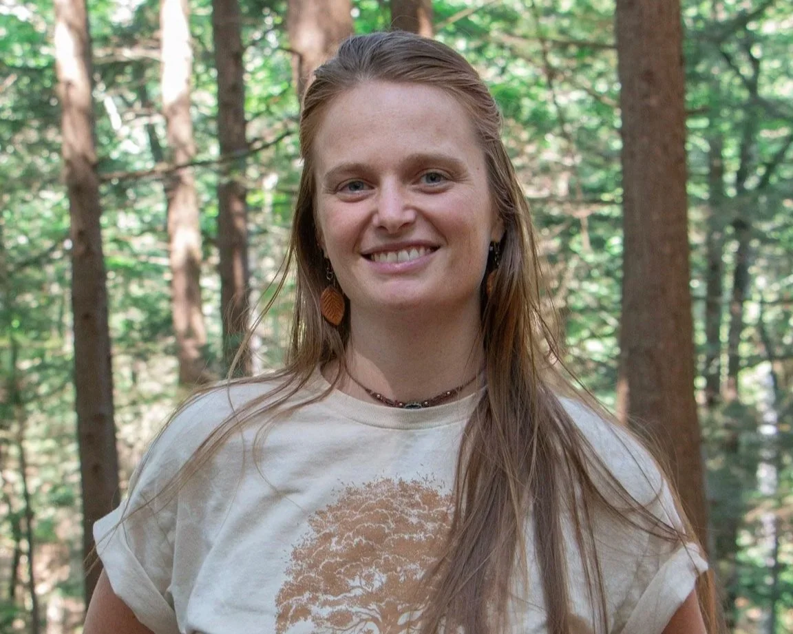 Eliza Hollister, earth skills classes instructor in Montague Mass