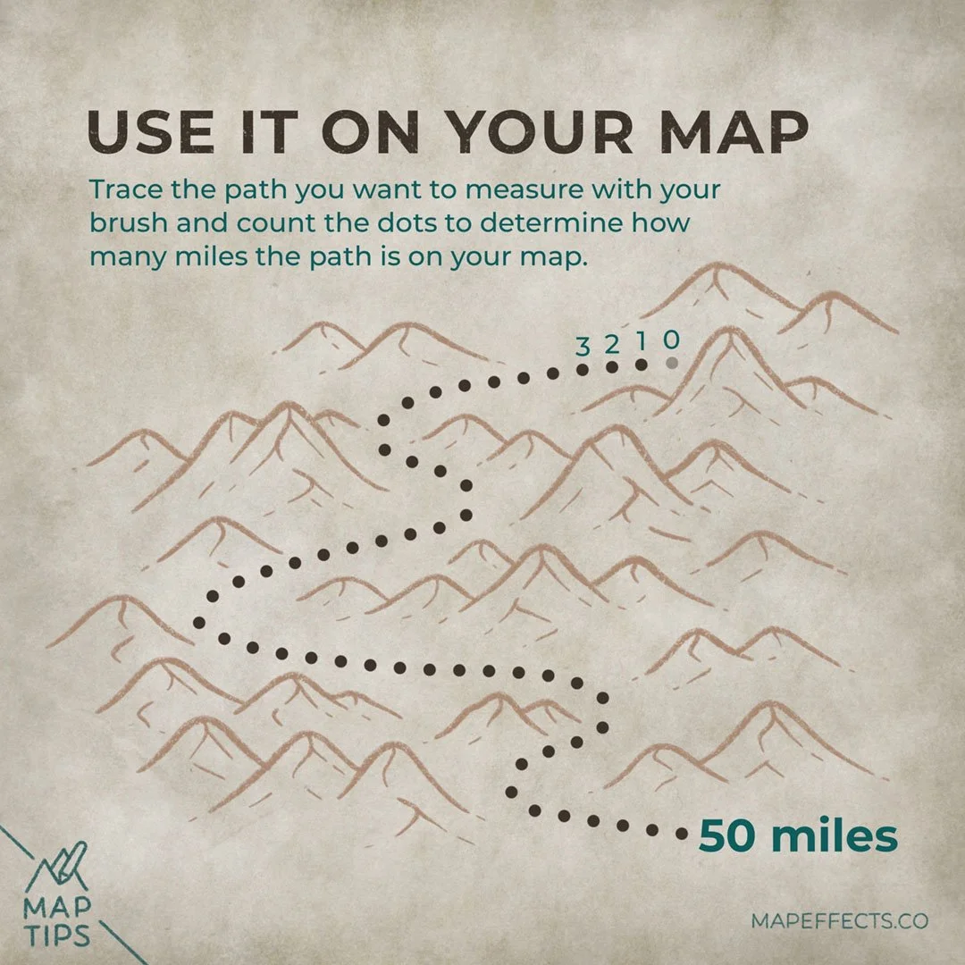 Path Distance Map How to Measure Distance of Wandering Paths on Fantasy Maps — Map Effects