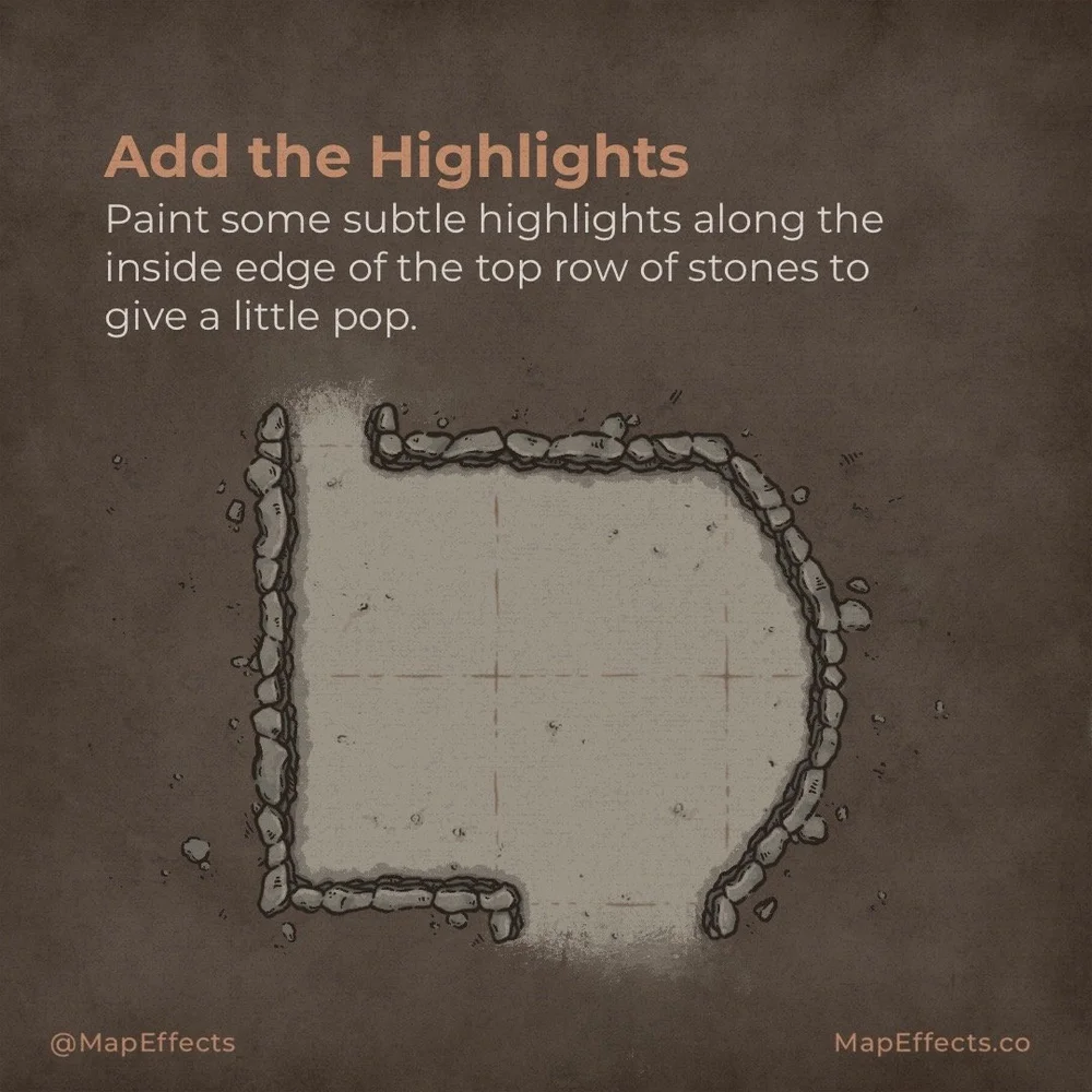 How to Draw Rough Stone Walls on Your Dungeon Maps — Map Effects