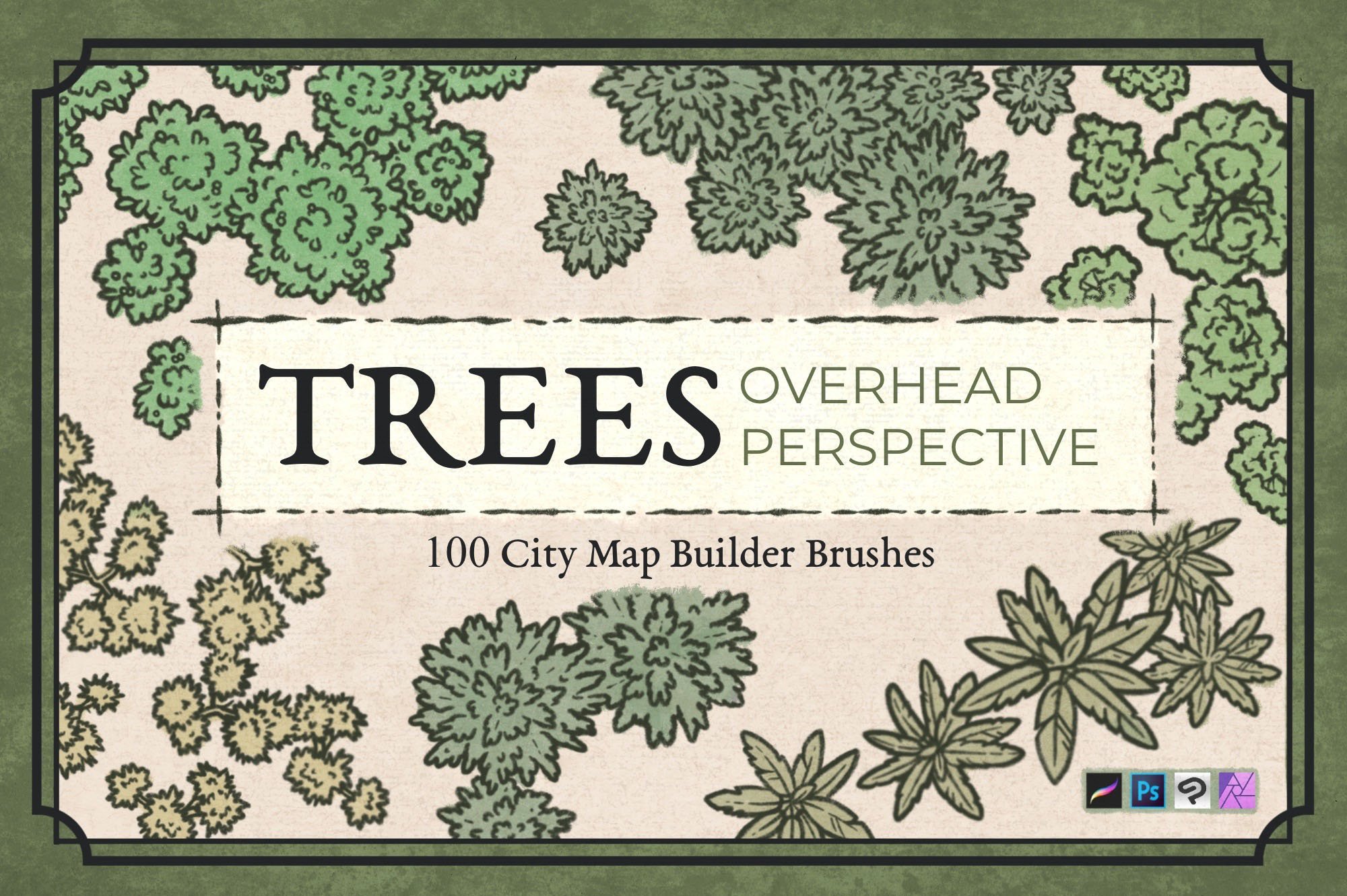 Tree Add On Pack for the City Map Builder — Map Effects