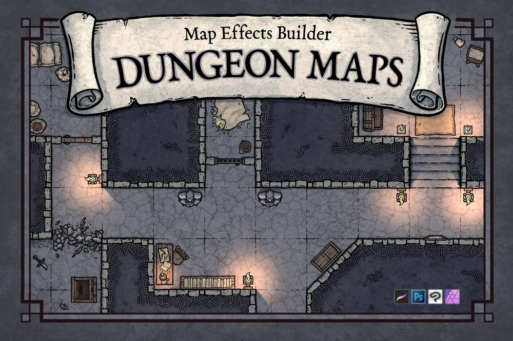 Dungeon Map Builder for Your Fantasy Maps — Map Effects