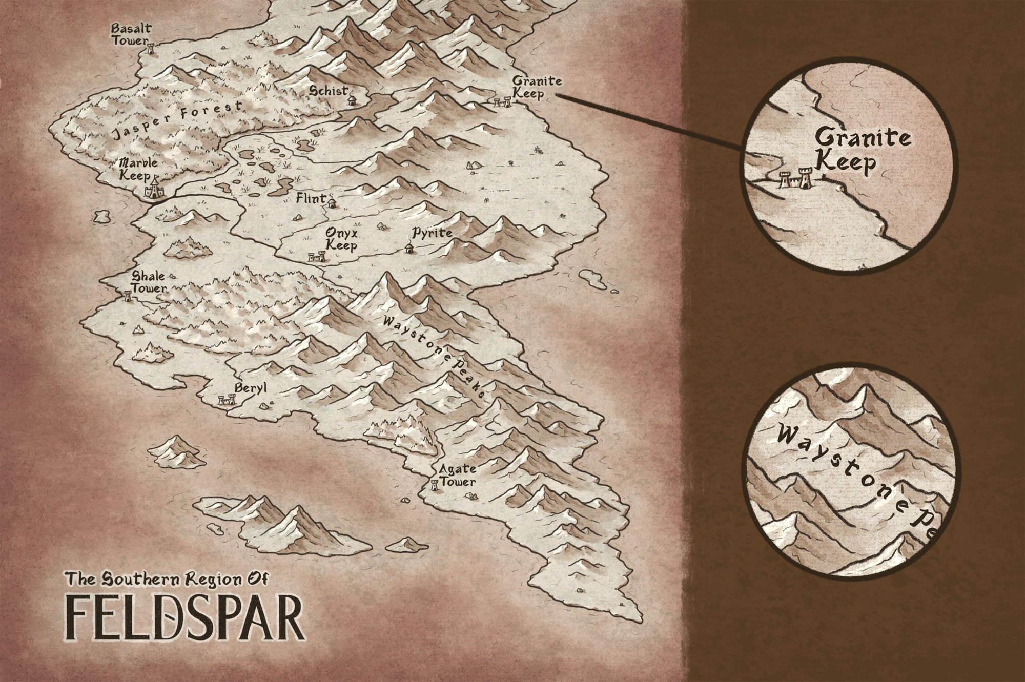 Fablehand - Hand-written Script Font for Fantasy Map Builders — Map Effects