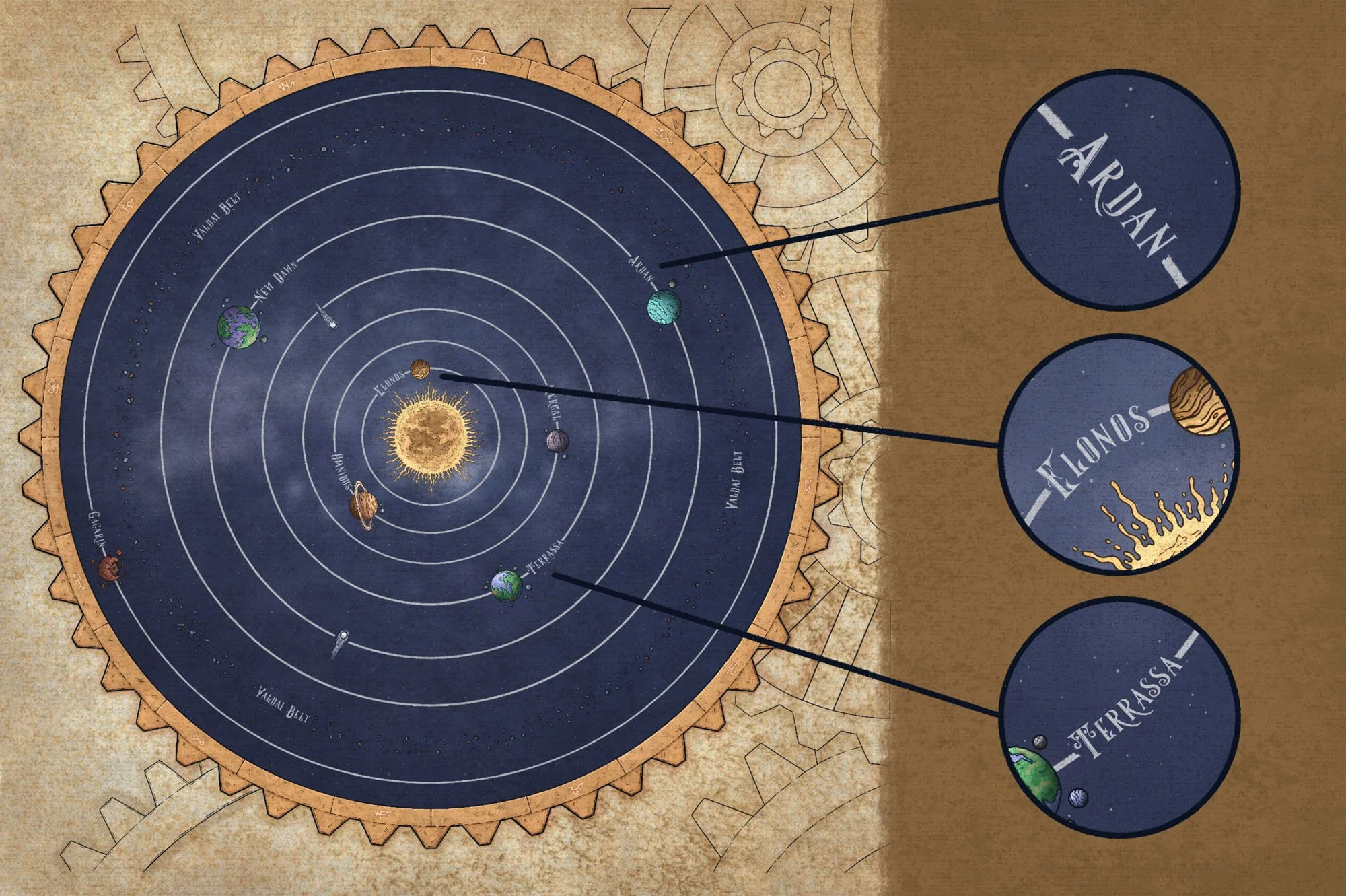 Aetherion Engine Aetherion - Steampunk Typeface | The Past is Ahead! — Map Effects
