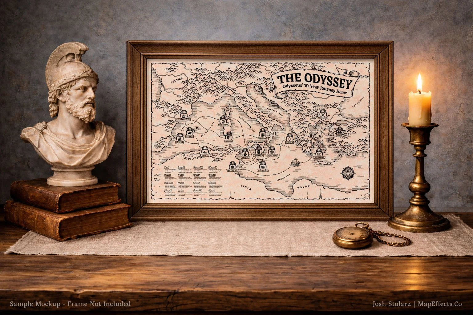 The Odyssey - Sample Mockup