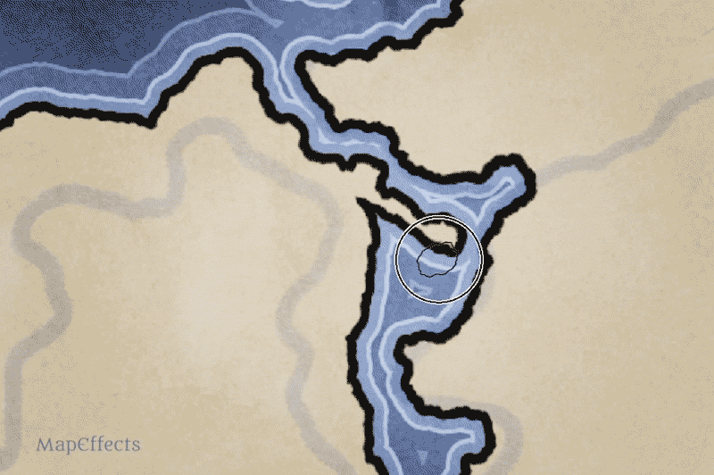 Avalon Coastline Brush - Compatible with Photoshop and Affinity