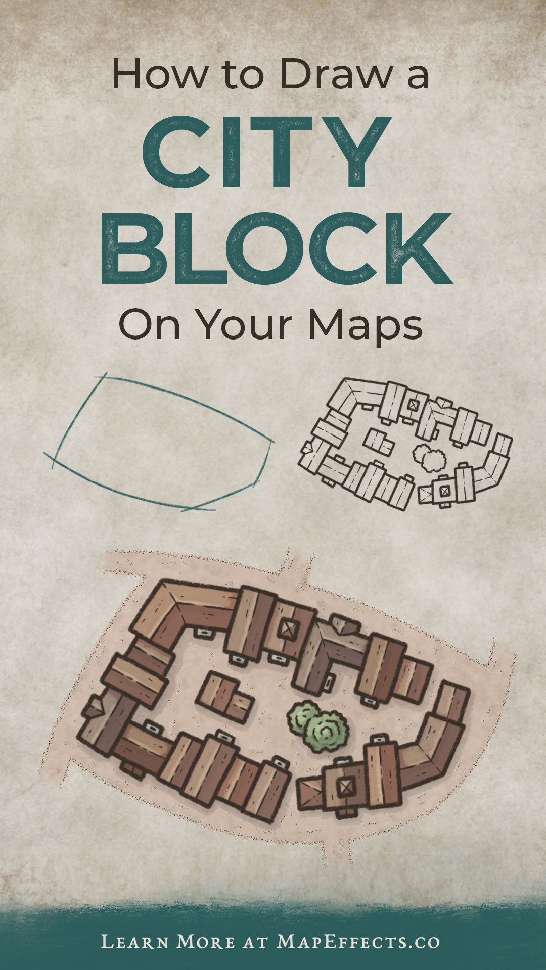 How to Draw a City Block on Your Fantasy Maps — Map Effects