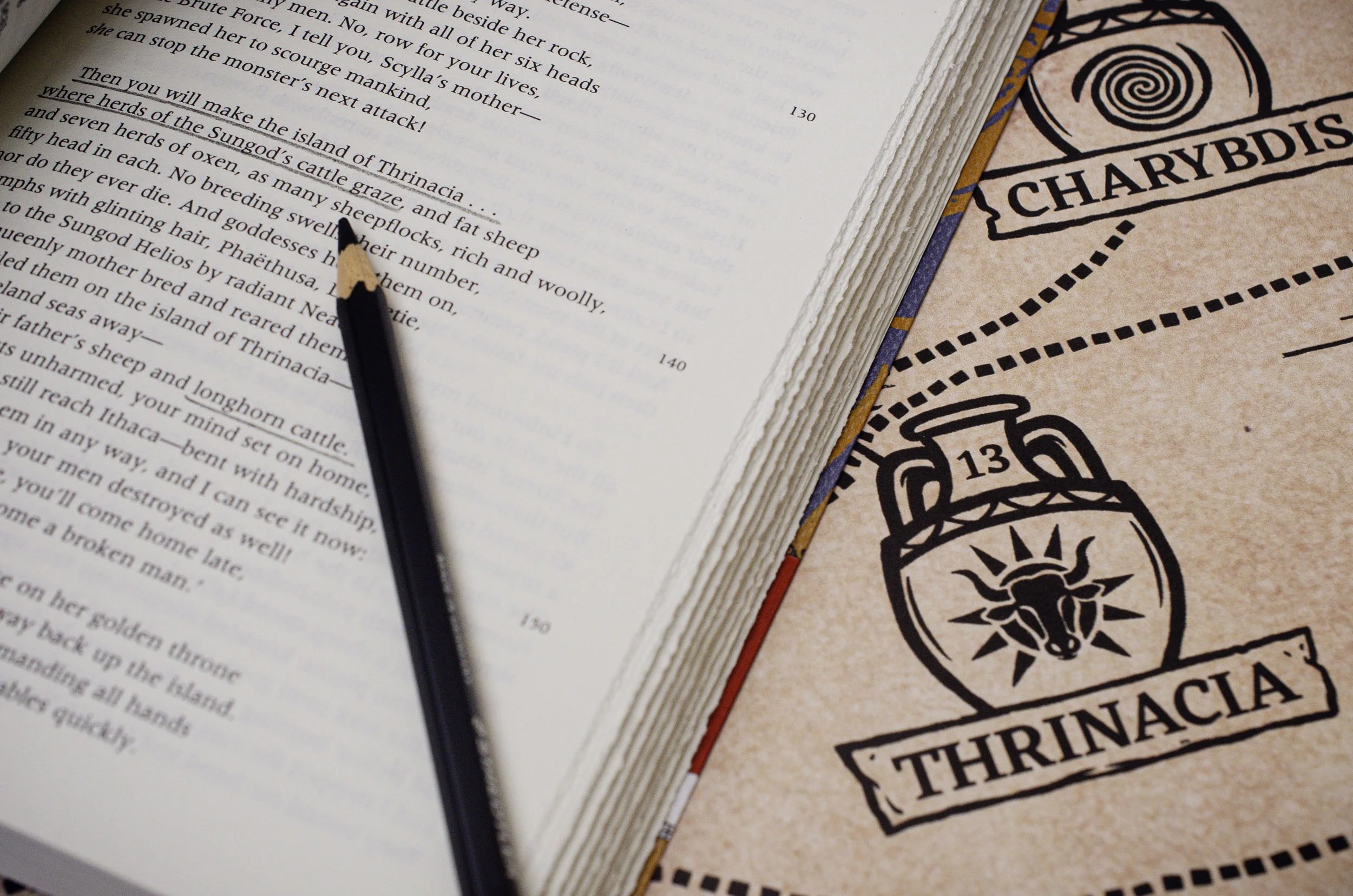 Map Icon of Thrinacia from Homer's Odyssey