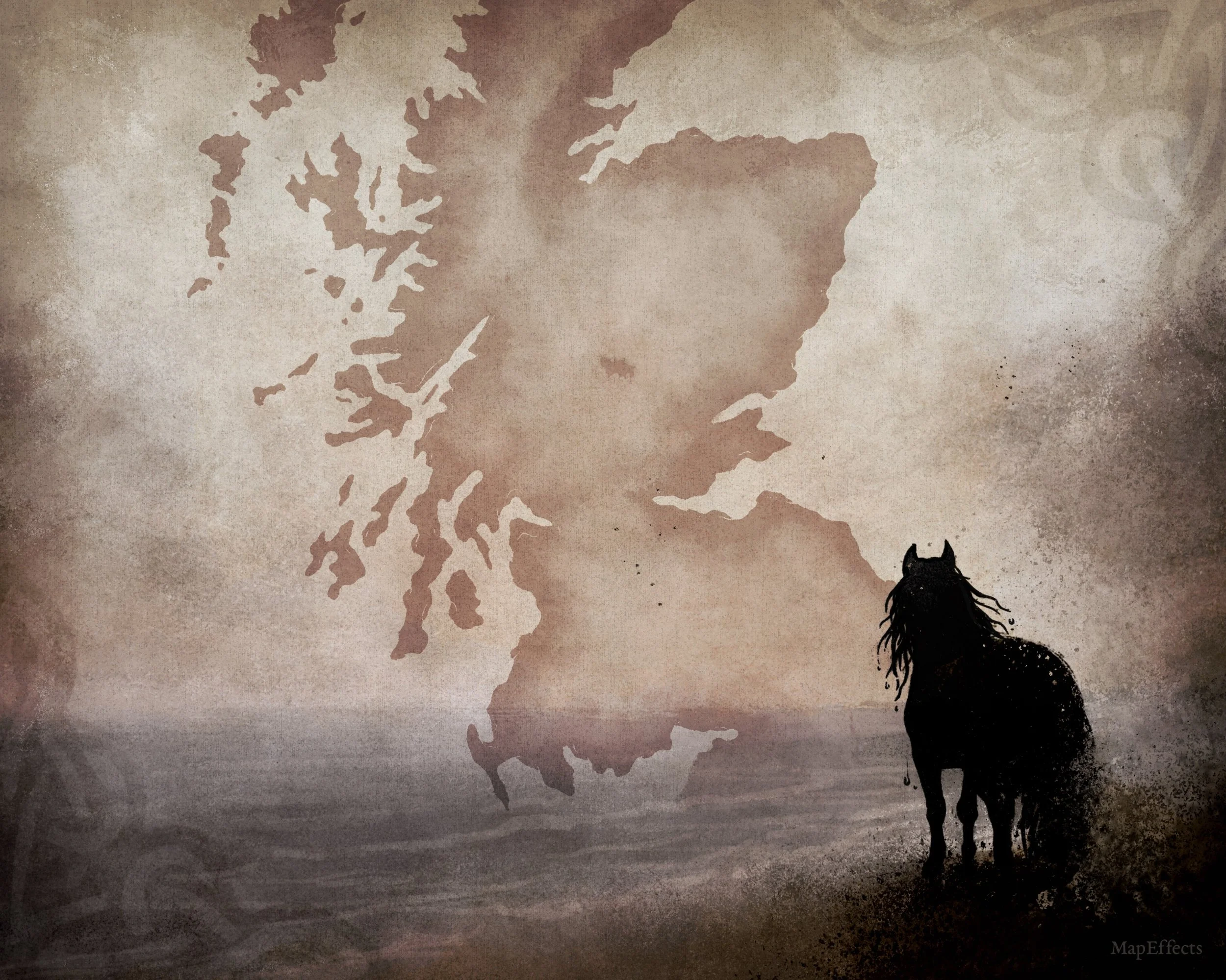 Kelpies are said to inhabit the thousands of lochs in Scotland