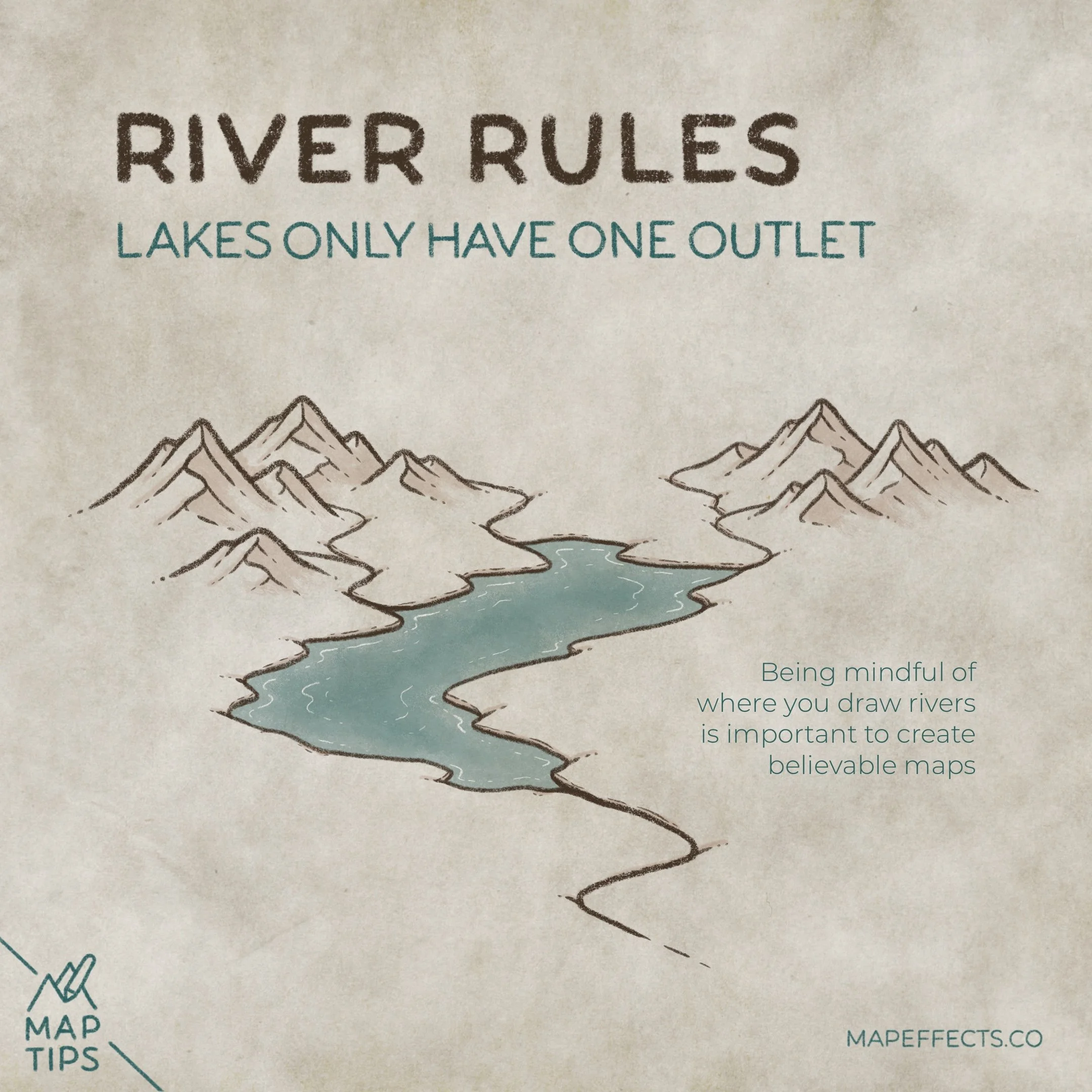 Lakes and River Rules on Your Fantasy Map — Map Effects