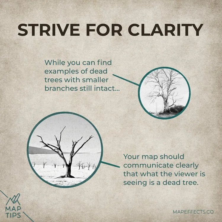 How to Draw Better Dead Trees on Fantasy Maps — Map Effects