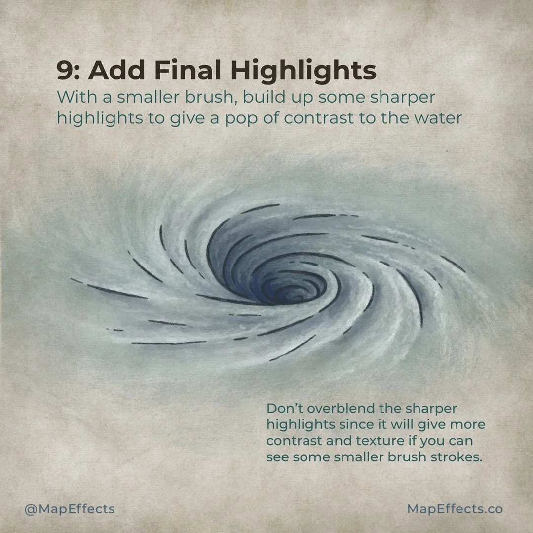 How to Draw a Whirlpool Vortex on Your Fantasy Maps — Map Effects