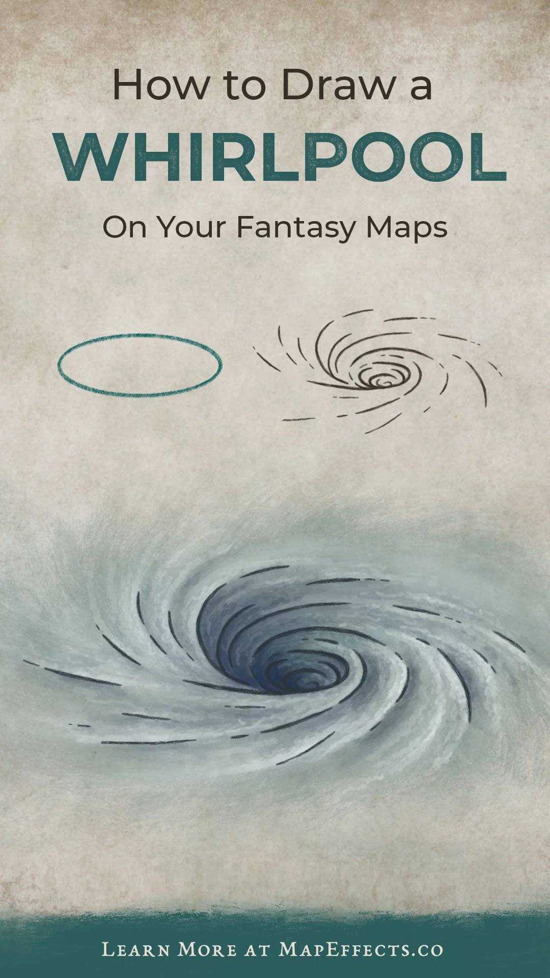 How to Draw a Whirlpool Vortex on Your Fantasy Maps — Map Effects