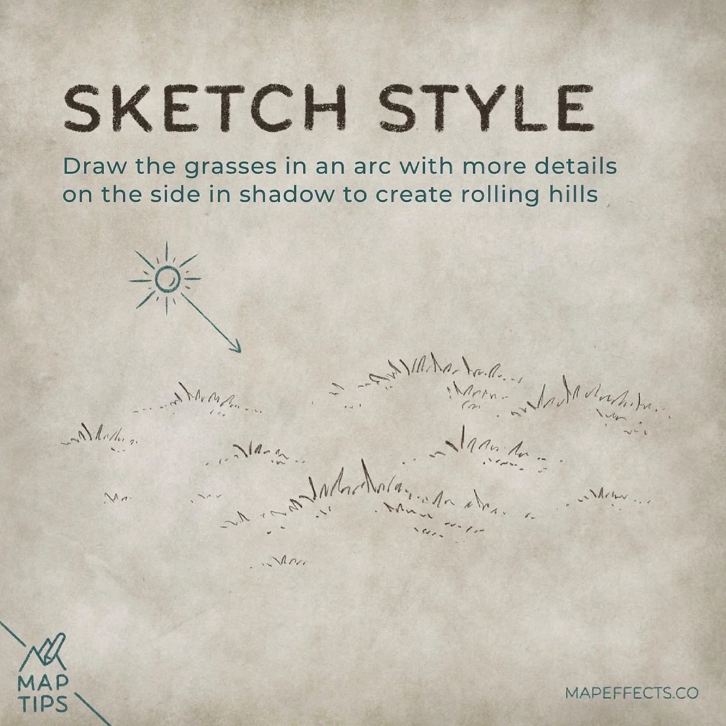 2 Easy Ways to Draw Grassland on Your Fantasy Map — Map Effects