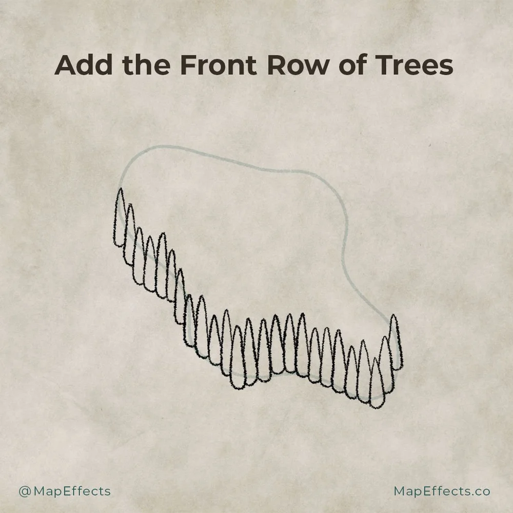 How to Draw a Forest on Your Fantasy Maps — Map Effects