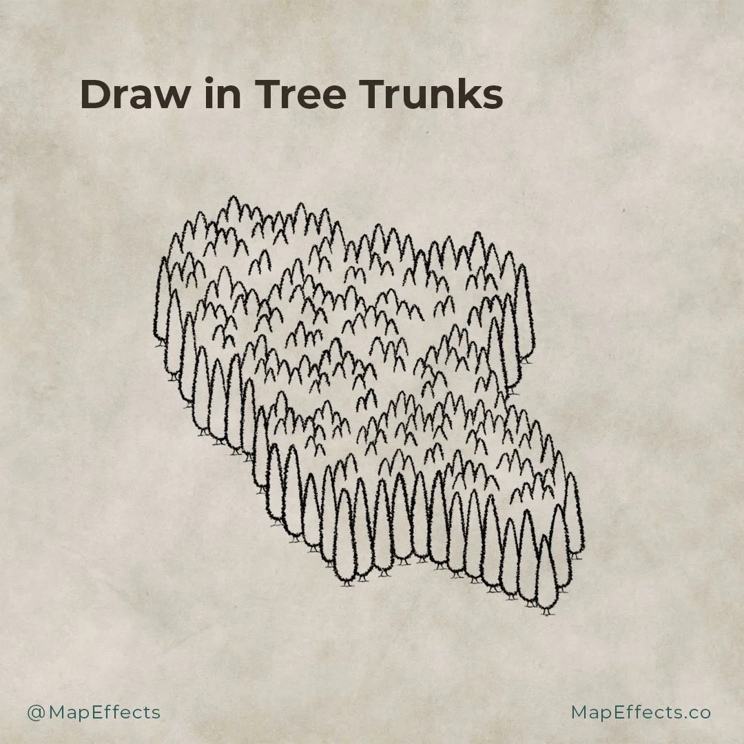 How to Draw a Forest on Your Fantasy Maps — Map Effects