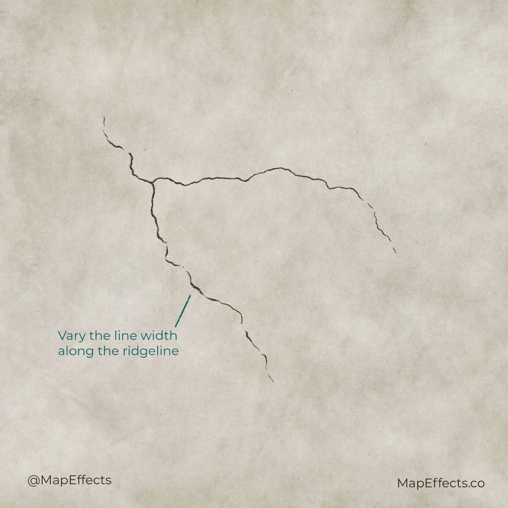 How to Draw Mountains in TopDown Perspective On Your Fantasy Maps