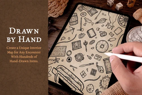 Inns & Taverns Map Builder for Your RPG Interior Maps — Map Effects