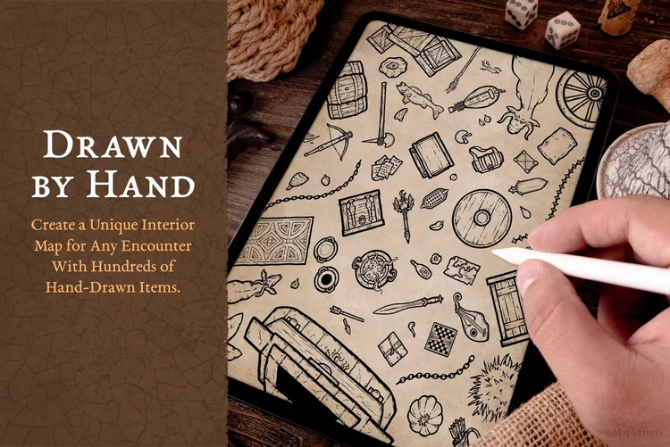Inns & Taverns Map Builder for Your RPG Interior Maps — Map Effects